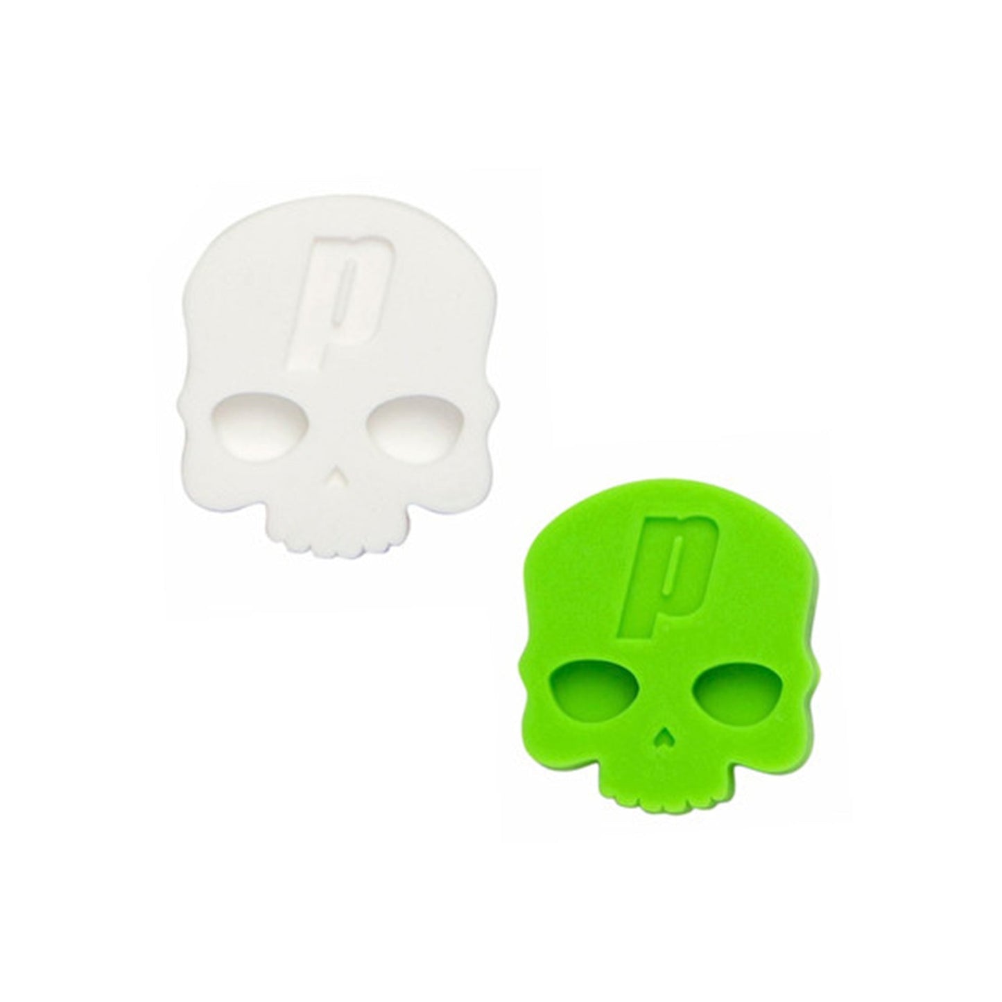 Antivibrador Tenis Calavera Verde/ Blanco Prince