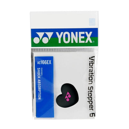 Antivibrador Tenis Stopper 6 Corazón Yonex Negro