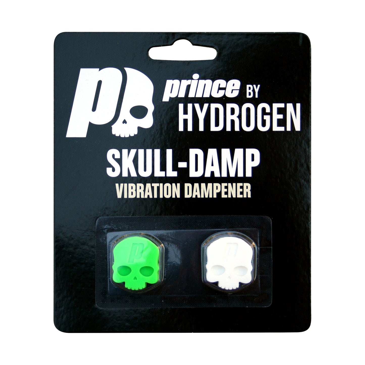 Antivibrador Tenis Calavera Verde/ Blanco Prince