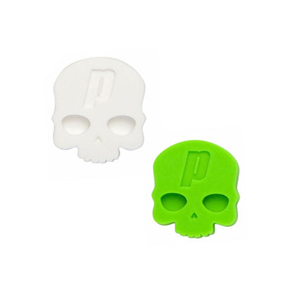 Antivibrador Tenis Calavera Verde/ Blanco Prince