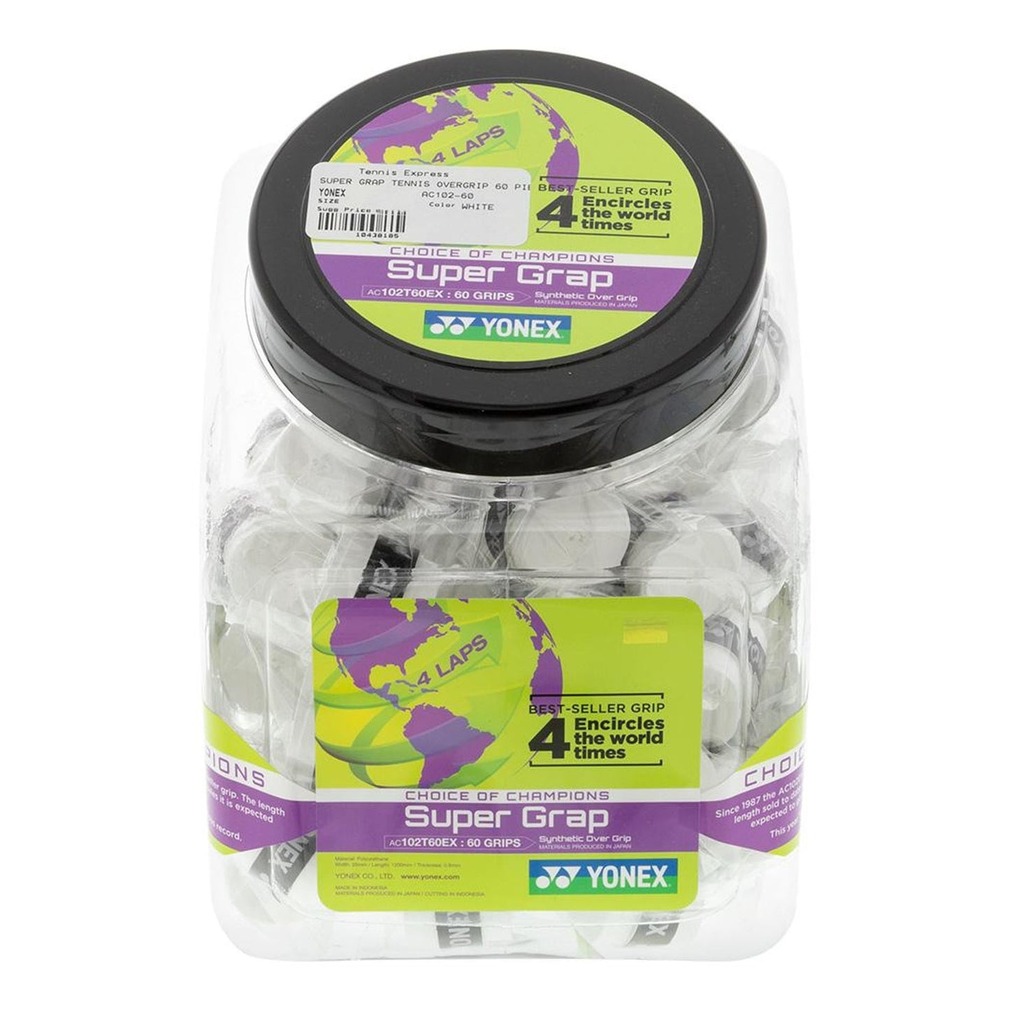 Overgrip Super Grap Blanco X60 Yonex